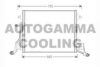 AUTOGAMMA 104464 Condenser, air conditioning